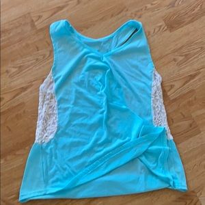 Turquoise tank top